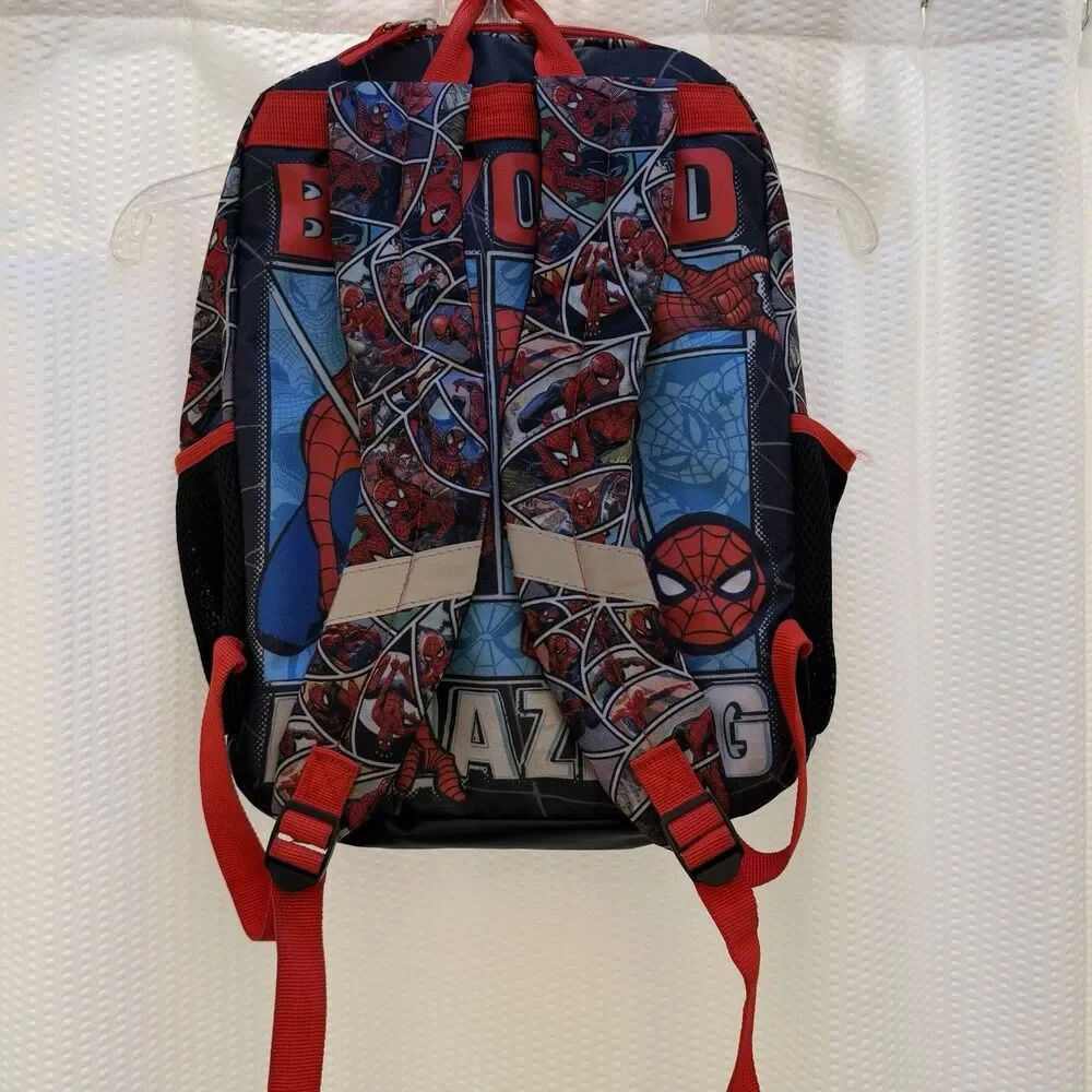 Marvel Spider-Man Backpack Beyond Amazing Comic Book School Bag Fast Forward